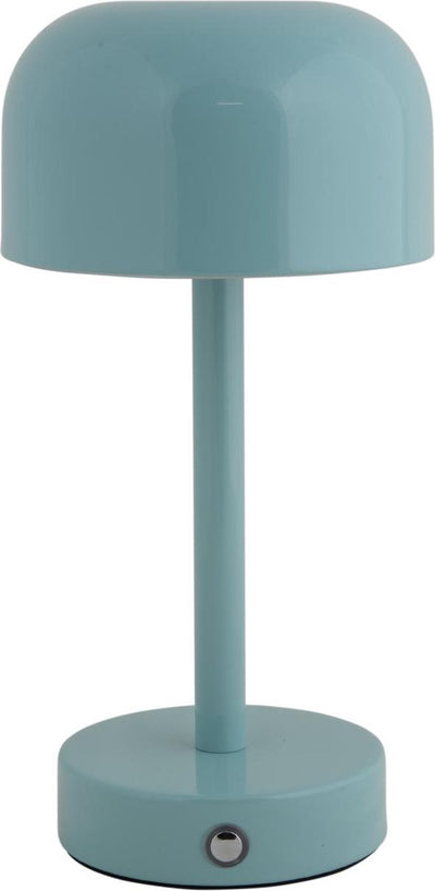 Leitmotiv Tischlampe James LED - Blau - 12,5x12,5x24,5cm - skandinavisch