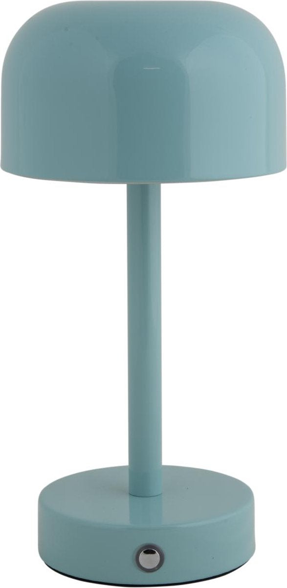 Leitmotiv Tischlampe James LED - Blau - 12,5x12,5x24,5cm - skandinavisch