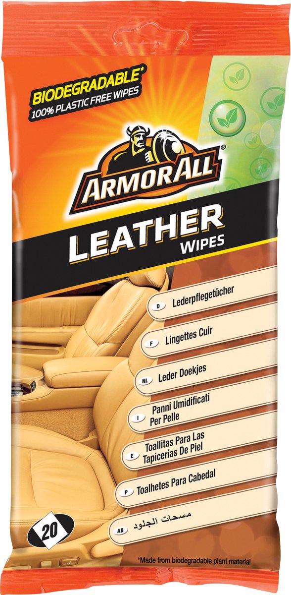 Armor All Reinigungstücher Bio-Leder 20 Stück
