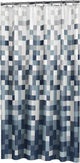 Sealskin Pixel Duschvorhang 180x200 cm – Polyester – Schwarz
