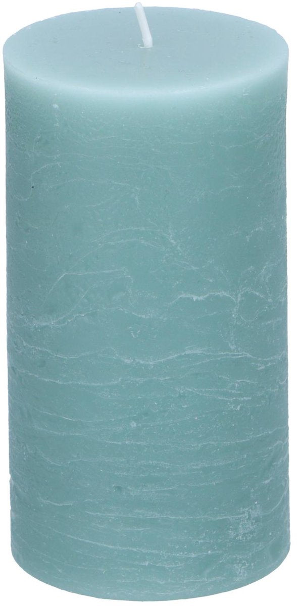 Arti casa Stumpenkerze ø7 x 13 cm – 46 Brennstunden – Mintgrün