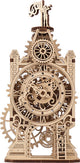 Ugears 3D-Holzmodell – alte Turmuhr