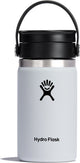 Hydro Flask Kaffeetasse mit breitem flexiblem Trinkdeckel (354 ml) – weiß
