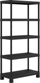 Keter Kunststoffregal extra breit – Lagerregal – 90 x 45 x 182 cm – schwarz