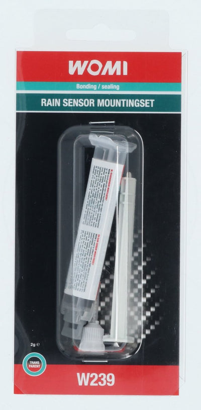 Womi W239 Regensensor-Montageset – 2 g – transparente Haftung – schnell trocknend – für verschiedene Sensoren geeignet
