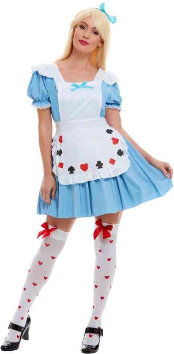 Vegaoo Märchen-Alice-Kostüm für Damen – Fasching – klein