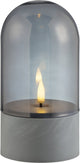 Brilliant Illusion – Tischleuchte für den Außenbereich – LED – 2500 K – IP44 – AA-Batterie – graues Rauchglas