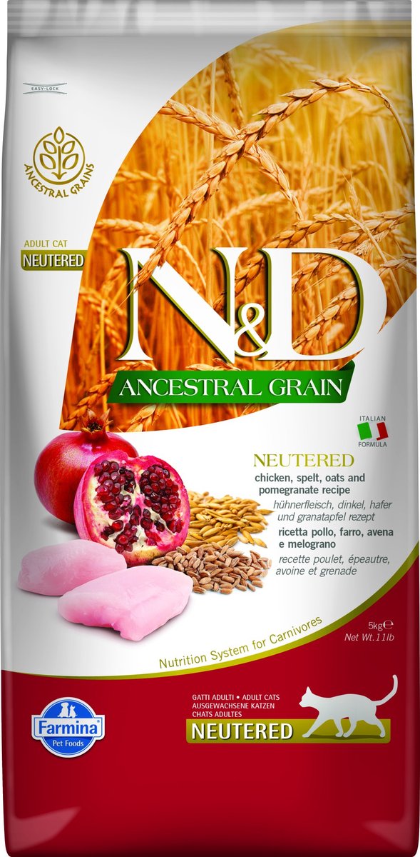 N d ancestral Getreidefutter für das kastrierte Katzenhuhn 5 kg