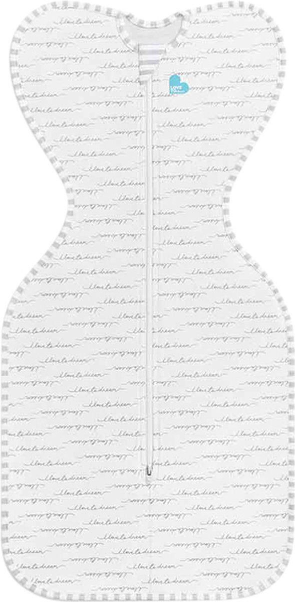 Love to dream™ Babyschlafsack swaddle up™ – Pucken – Baby 0–3 Monate – 3,5–6 kg – ganzjährig – weißer Träumer