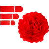 Creativ Company Papierbommel, D 20+24+30 cm, 16 g, rot, 3 Stück 1 Box
