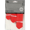 Creativ Company Papierbommel, D 20+24+30 cm, 16 g, rot, 3 Stück 1 Box