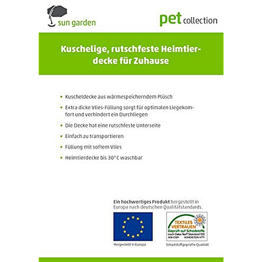 Sun Garden Sun Garten Malu Hundelemische 100x70x5cm grau