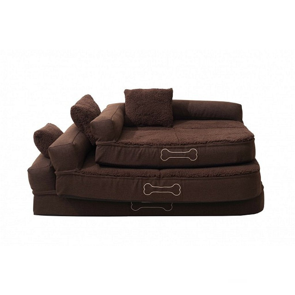 Sun Garden Sun Garden Pallina Orthopäde Hundekissen 80x60x25 cm braun