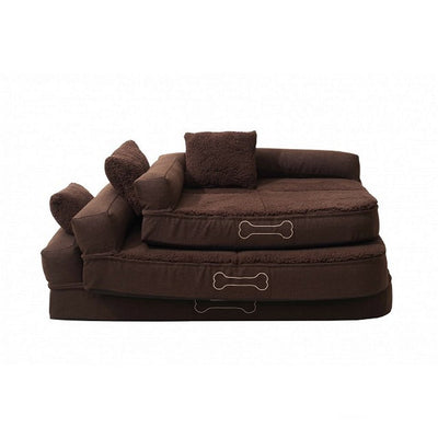 Sun Garden Sun Garden Pallina Orthopäde Hundekissen 80x60x25 cm braun