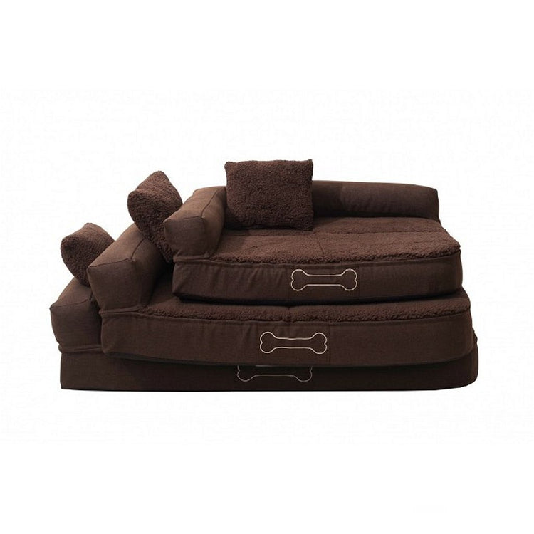 Sun Garden Sun Garden Pallina Orthopäde Hundekissen 80x60x25 cm braun