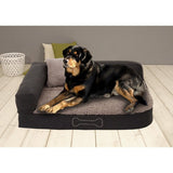 Sun Garden Sun Garden Pallina Orthopäde Hundekissen 100x80x27 cm brauner Beige - afbeelding 2