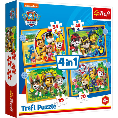 Trefl Trefl 4in1 Puzzle 35-70 Teile