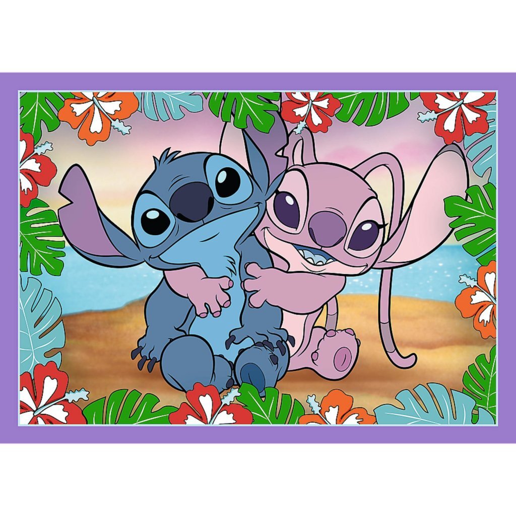 Trefl Trefl Stitch 4in1 Puzzle 35-70 Teile