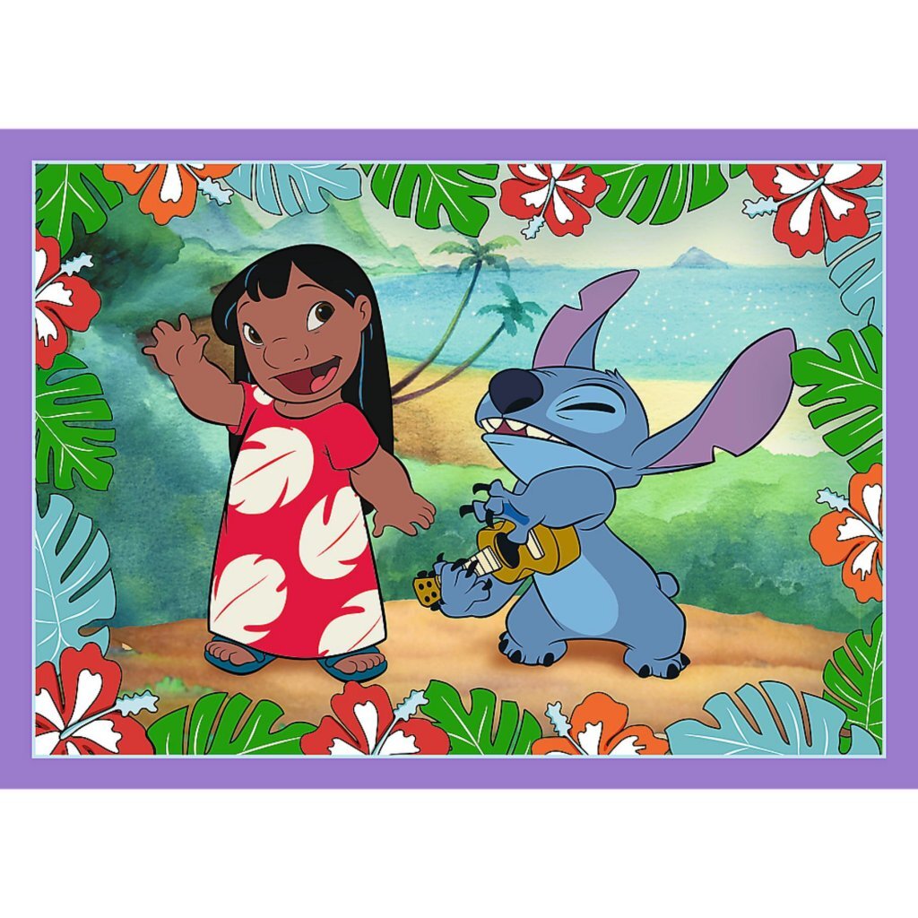 Trefl Trefl Stitch 4in1 Puzzle 35-70 Teile