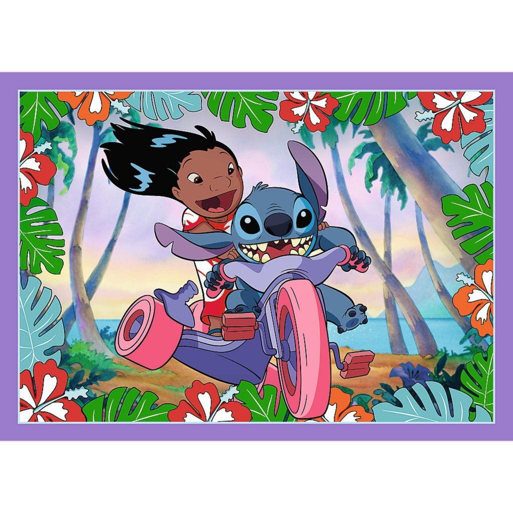 Trefl Trefl Stitch 4in1 Puzzle 35-70 Teile