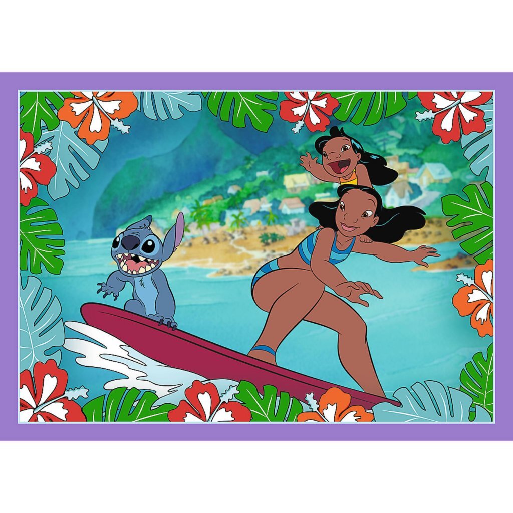 Trefl Trefl Stitch 4in1 Puzzle 35-70 Teile