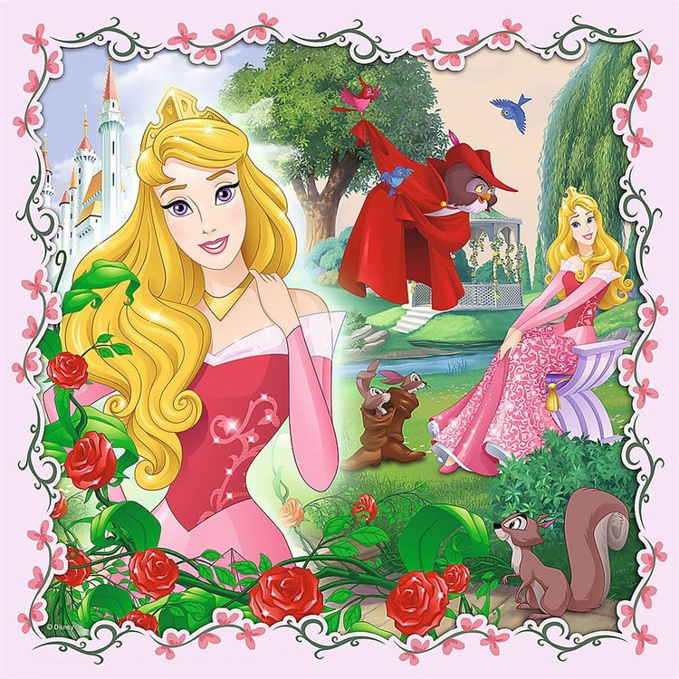 Trefl Trefl 3in1 Puzzle Prinzessin 20-50 Teile