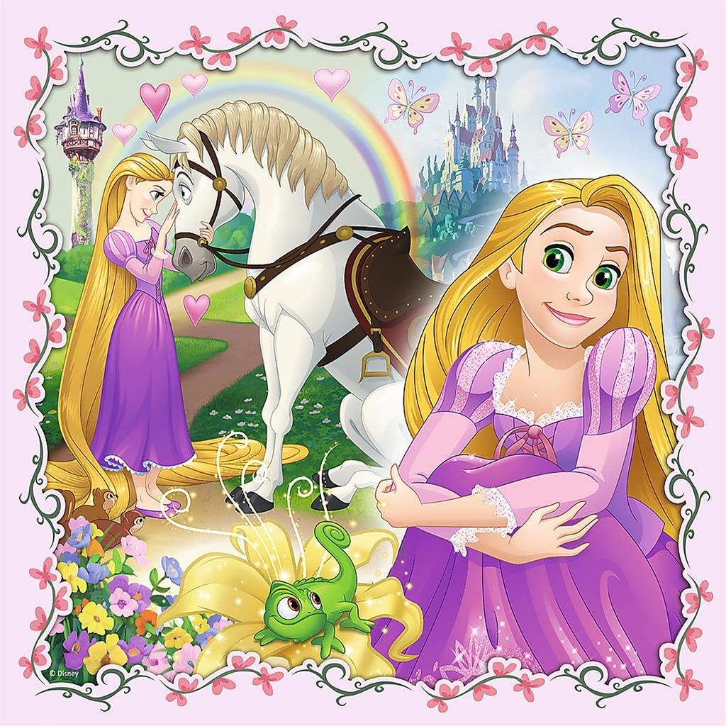 Trefl Trefl 3in1 Puzzle Prinzessin 20-50 Teile