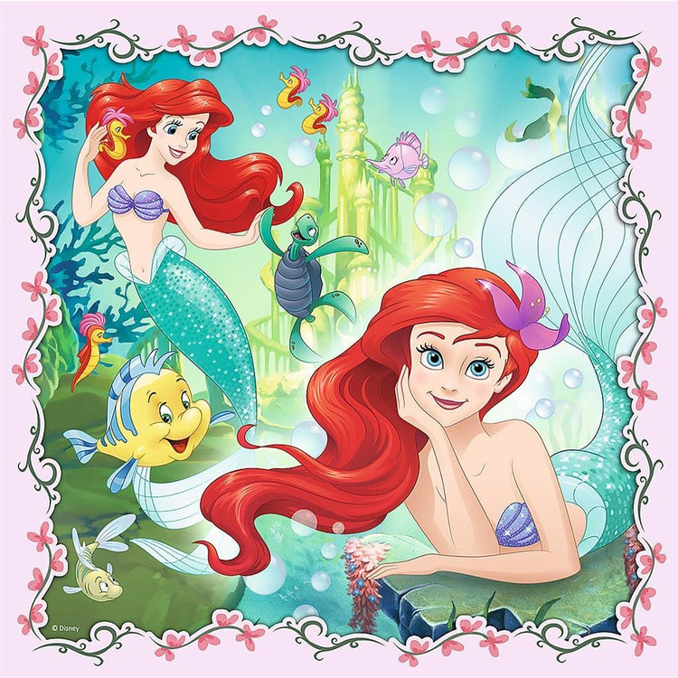 Trefl Trefl 3in1 Puzzle Prinzessin 20-50 Teile