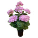 Mansion Atmosphäre Kunstpflanze Hortensie hellrosa 65cm