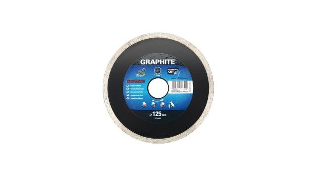 Graphit Graphit Diamond Disc 125x22x6.0x2,2mm kontinuierliche MPA EN13236