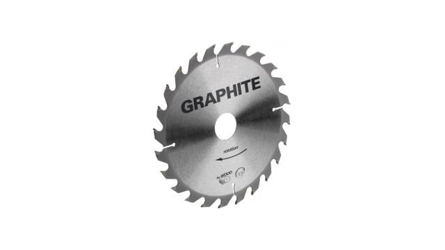 Graphit Graphit kreisförmige Sägeklinge 165 mm Axgat 30 mm Zähne 24 Dicke 2,8 Vulringe 16 20 25 TCT