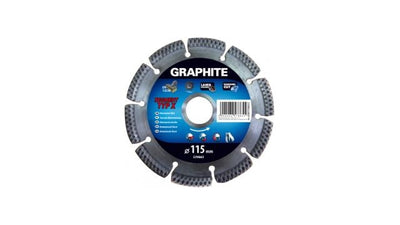 Graphit Graphit Diamond Disc 115x22x8.0x2,2mm, Segmenttyp X, Laser, Hartmaterialien MPA EN13236