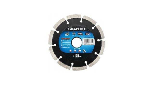 Graphit Graphit 57H869 Diamond Disc 200x22x8.0x2,4 mm, Segment, Laser, MPA EN13236