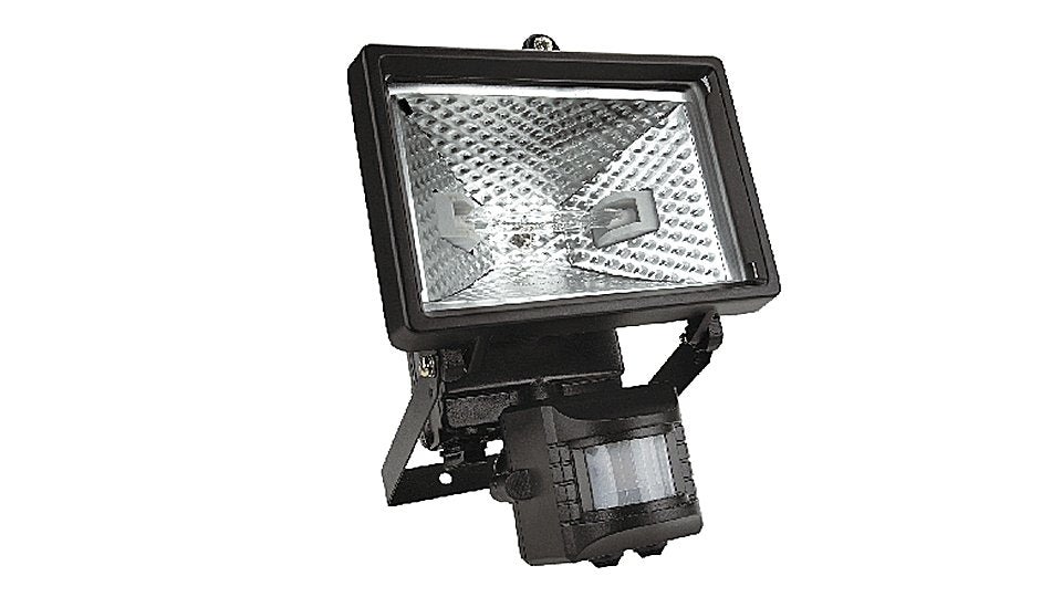 Topex Topex 94W022 Gebäudelampe + Sensor 150W Schwarz, IP 44