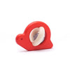Bajo Holzrassel Schnecke rot. 9x7x7 c