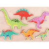 Bajo hölzerne Sortierdinosaurier.