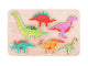 Bajo hölzerne Sortierdinosaurier.