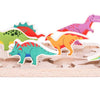 Bajo hölzerne Sortierdinosaurier.