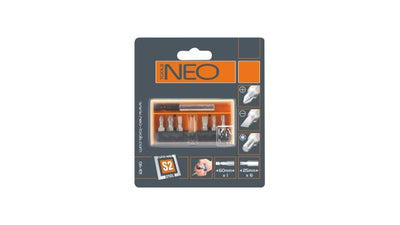NEO -Werkzeuge Neo Werkzeuge Bitset 7 -Bit -Halter Magnetisch S2 Stahl