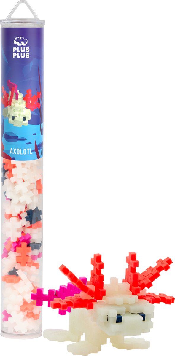 Plus Plus Tube Axolotl Plus-Plus: 100 Stück (4310)