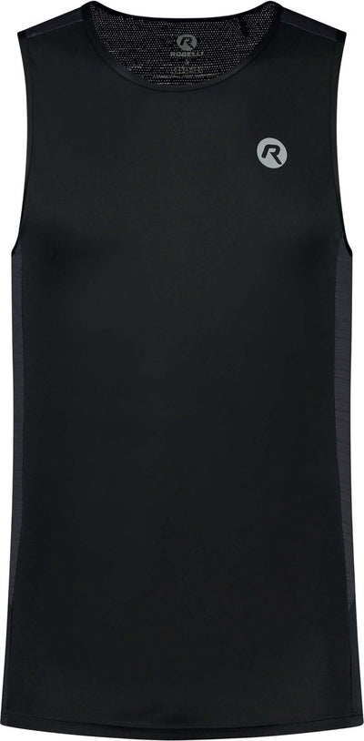 Rogelli Core Running Singlet Herren – Tank Top – Sportshirt ärmellos – Schwarz – Größe S