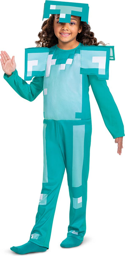 Minecraft-Verkleidung (Mojang), Diamant-Rüstungs-Outfit, Größe XS (3–4 Jahre), Jungen