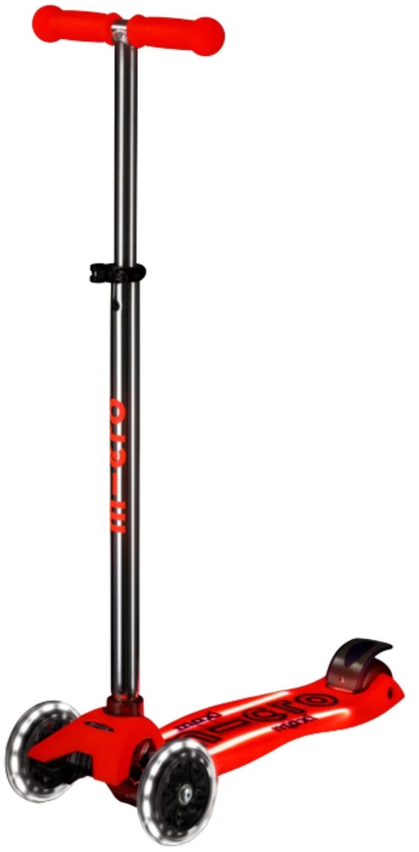Micro Maxi Deluxe Glow LED-Roller – für Kinder von 5–12 Jahren – max. 50 kg