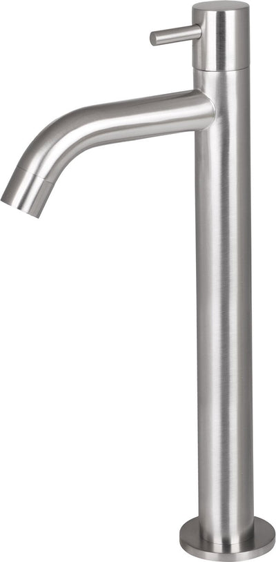 Differnz Waschtischarmatur – Kaltwasserhahn – hoch – 28,5 x 11,5 cm – Chrom matt
