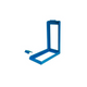 KMC Blue Reel Stand - Tischständer mit Verstärkungsbügel für KMCH02 Kettenspulenhalter #Fahrradzubehör