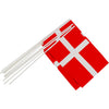Flaggen, L: 50 cm, Größe 20x27 cm, 10 Stück 1 Karton, Dänemark