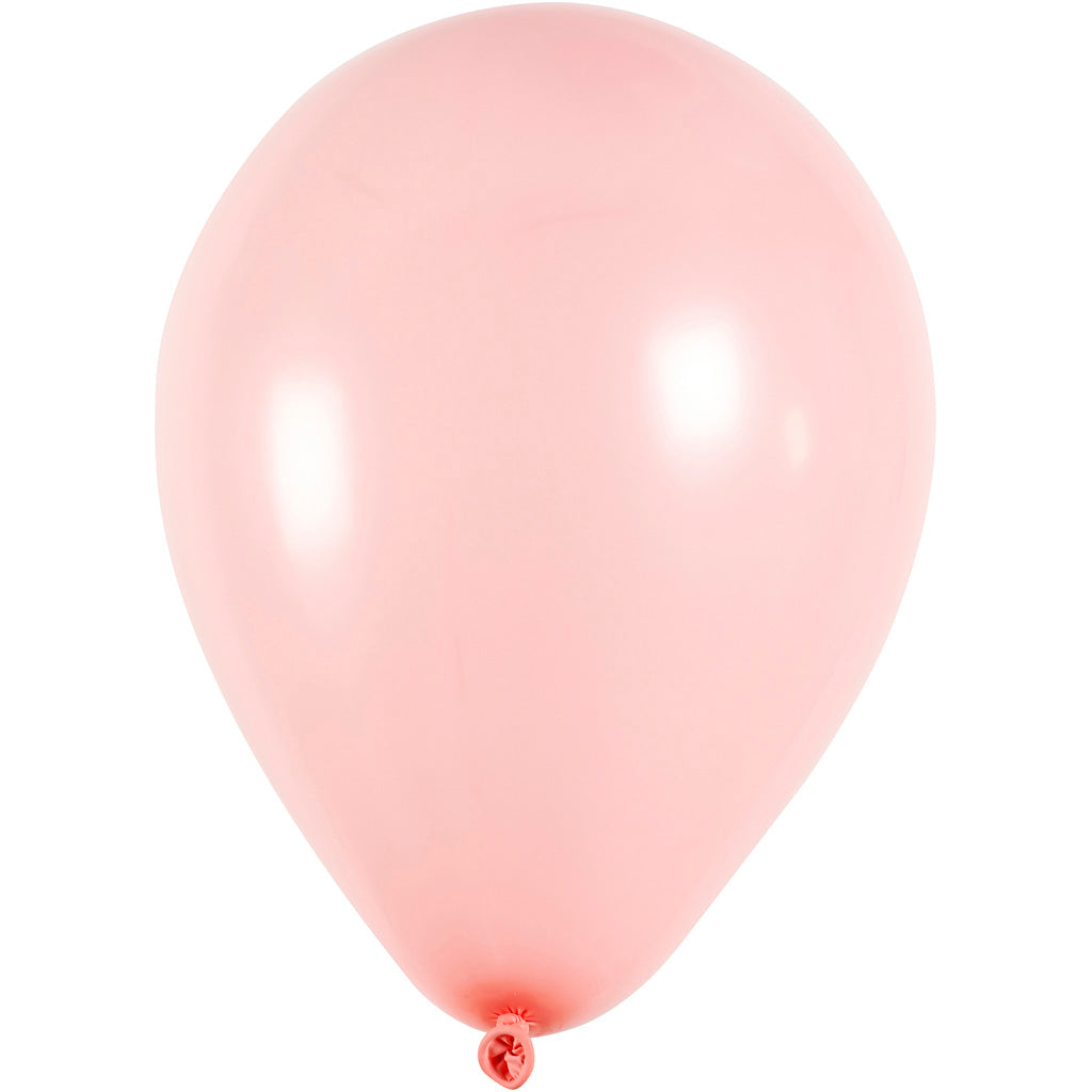 Creativ Company Luftballons, rund, D 23 cm, hellrot, 10 Stück 1 Box