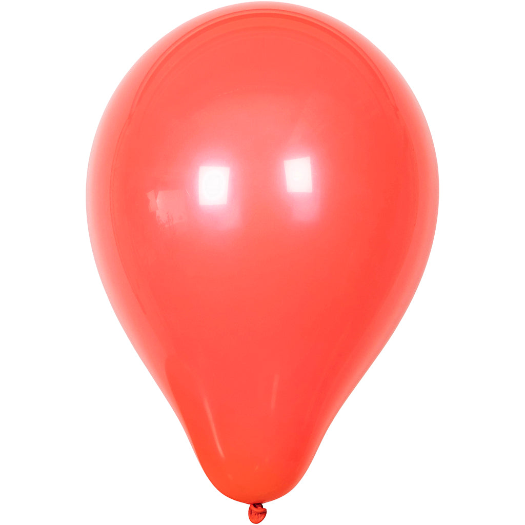 Creativ Company Luftballons, rund, D 23 cm, rot, 10 Stück 1 Box