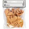 Creativ Company Luftballons, rund, D 23 cm, Gold, 8 Stück 1 Box