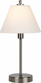 Lucide Touch - Tischleuchte - ø 22 cm - 1xe14 - mattes Chrom